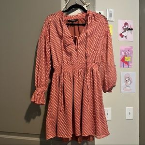 Walter Baker Pink polka dot dress